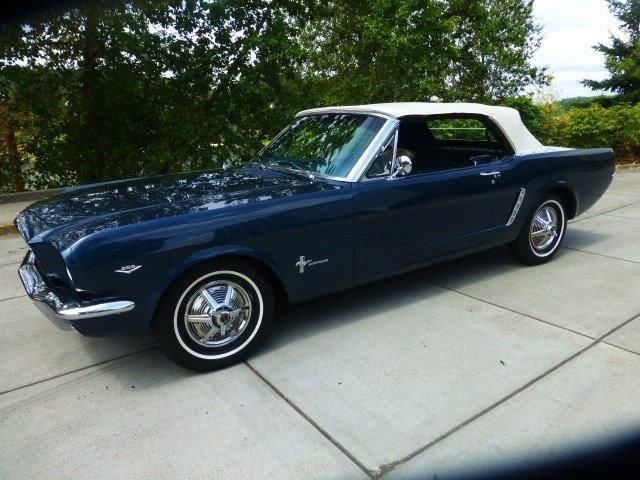 1965 Caspian Blue Ford Mustang Convertible