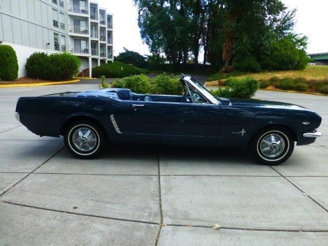 1965 Caspian Blue Ford Mustang Convertible