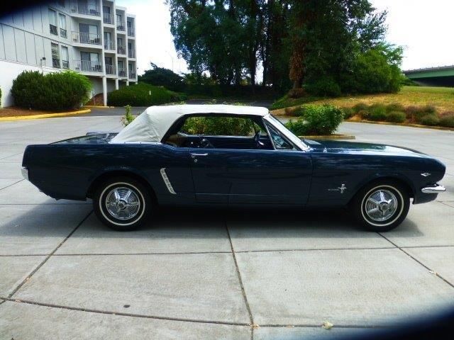1965 Caspian Blue Ford Mustang Convertible
