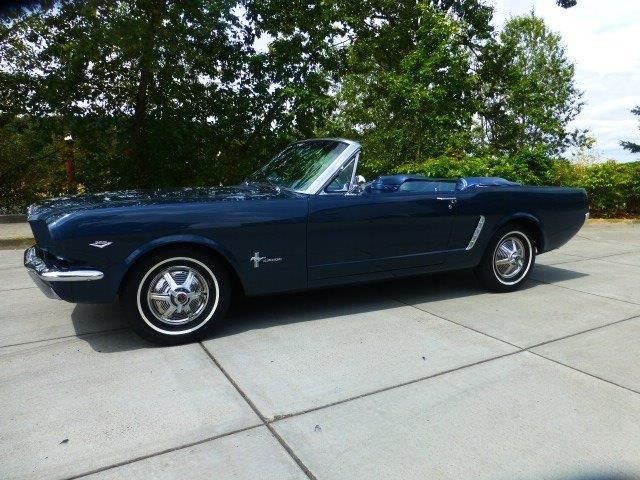 1965 Caspian Blue Ford Mustang Convertible