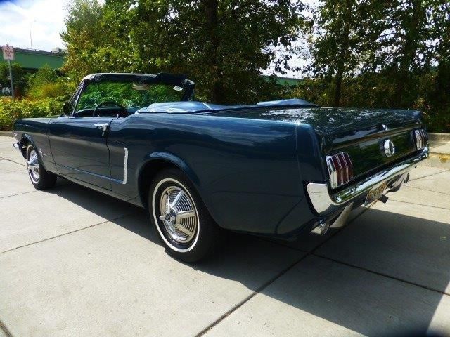 1965 Caspian Blue Ford Mustang Convertible