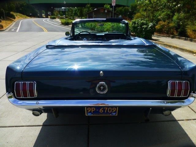 1965 Caspian Blue Ford Mustang Convertible