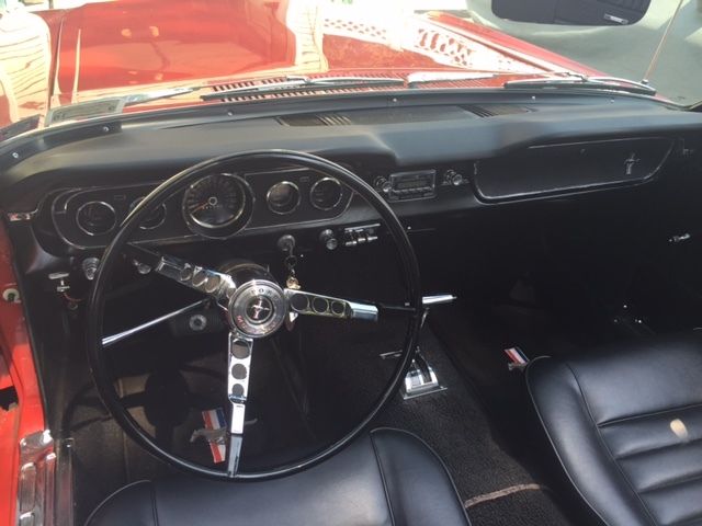 1965 Red Ford Mustang Convertible