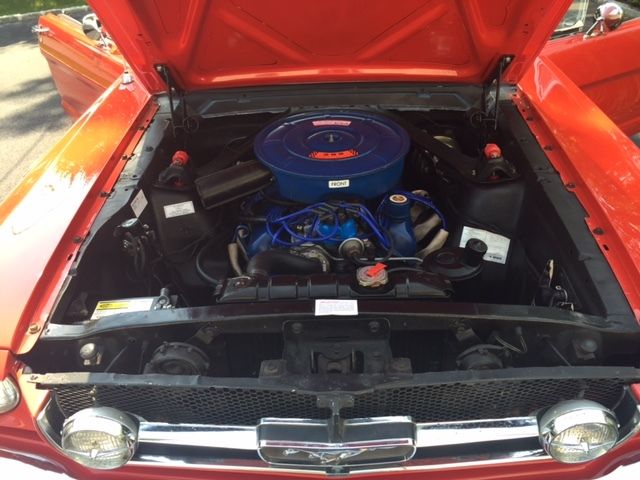 1965 Red Ford Mustang Convertible