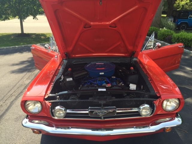 1965 Red Ford Mustang Convertible
