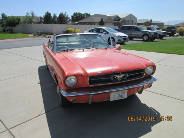 1965 Originally Yellow Ford Mustang Convertible