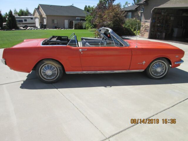 1965 Originally Yellow Ford Mustang Convertible