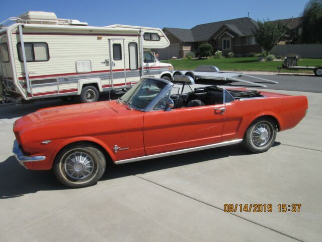 1965 Originally Yellow Ford Mustang Convertible
