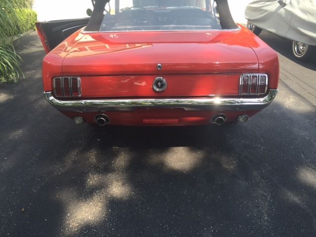 1965 Red Ford Mustang Convertible