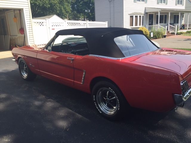 1965 Red Ford Mustang Convertible