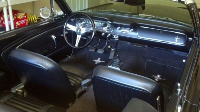 1965 Black Ford Mustang Coupe