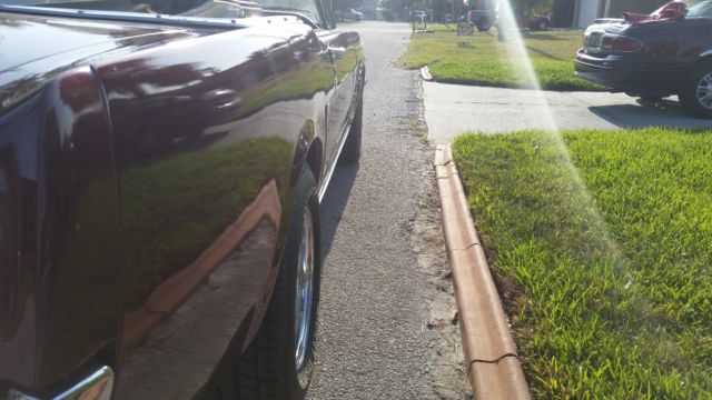 1965 Burgundy Ford Mustang Convertible