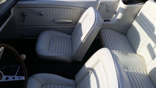 1965 Burgundy Ford Mustang Convertible