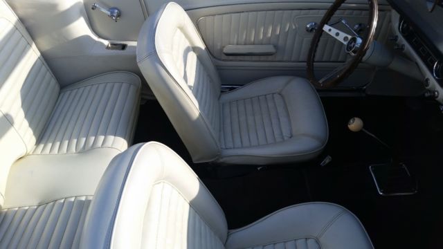 1965 Burgundy Ford Mustang Convertible