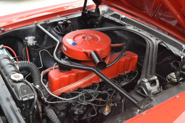 1965 Red Ford Mustang Convertible
