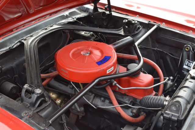 1965 Red Ford Mustang Convertible