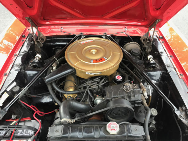 1965 Red Ford Mustang