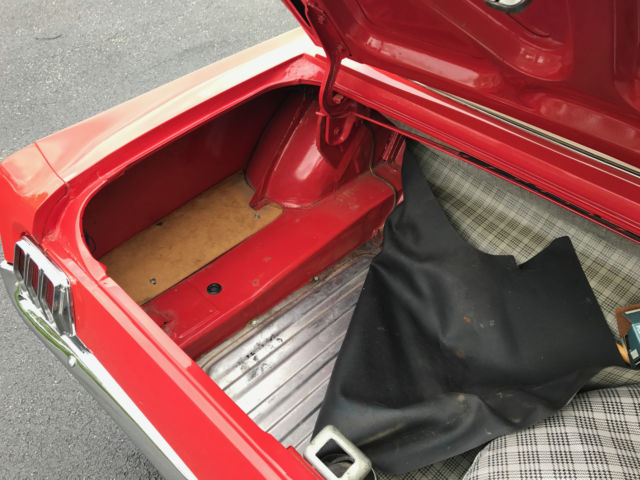 1965 Red Ford Mustang
