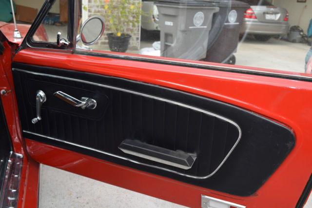 1965 Red Ford Mustang Convertible