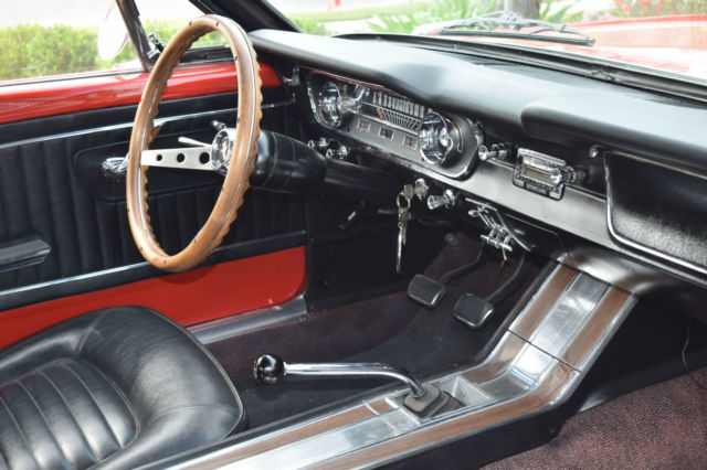 1965 Red Ford Mustang Convertible