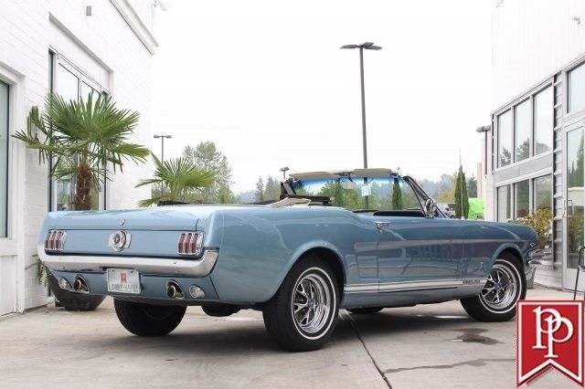 1965 Blue Ford Mustang Convertible