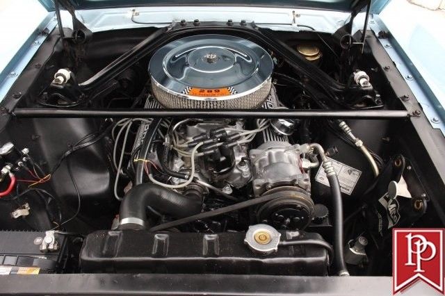 1965 Blue Ford Mustang Convertible