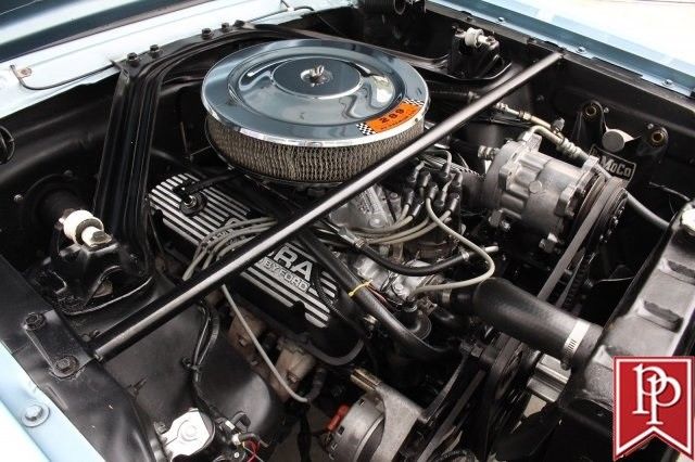 1965 Blue Ford Mustang Convertible