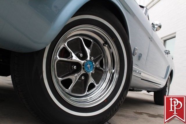 1965 Blue Ford Mustang Convertible