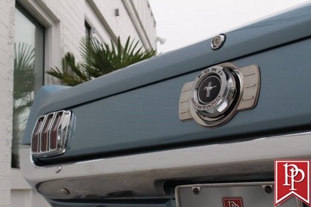 1965 Blue Ford Mustang Convertible