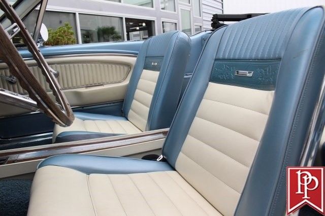 1965 Blue Ford Mustang Convertible