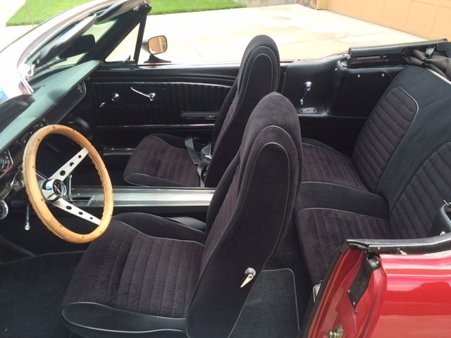 1965 Red Ford Mustang Convertible