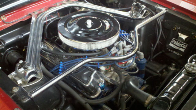1965 Red Ford Mustang Convertible