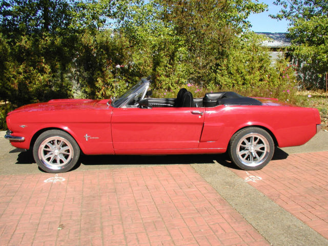 1965 Red Ford Mustang Convertible