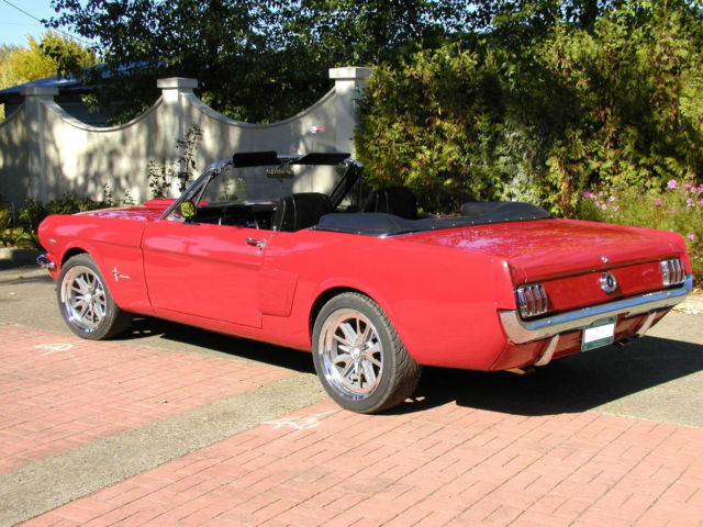 1965 Red Ford Mustang Convertible
