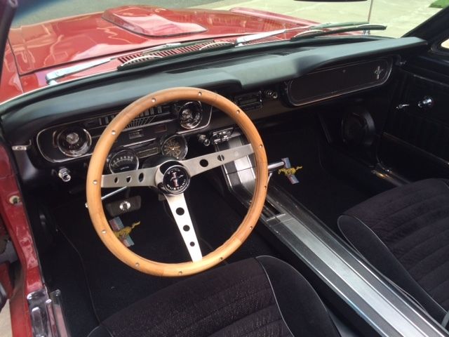 1965 Red Ford Mustang Convertible