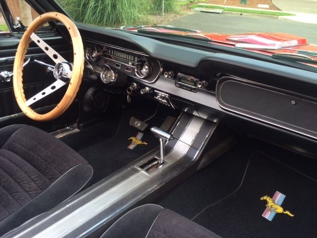 1965 Red Ford Mustang Convertible