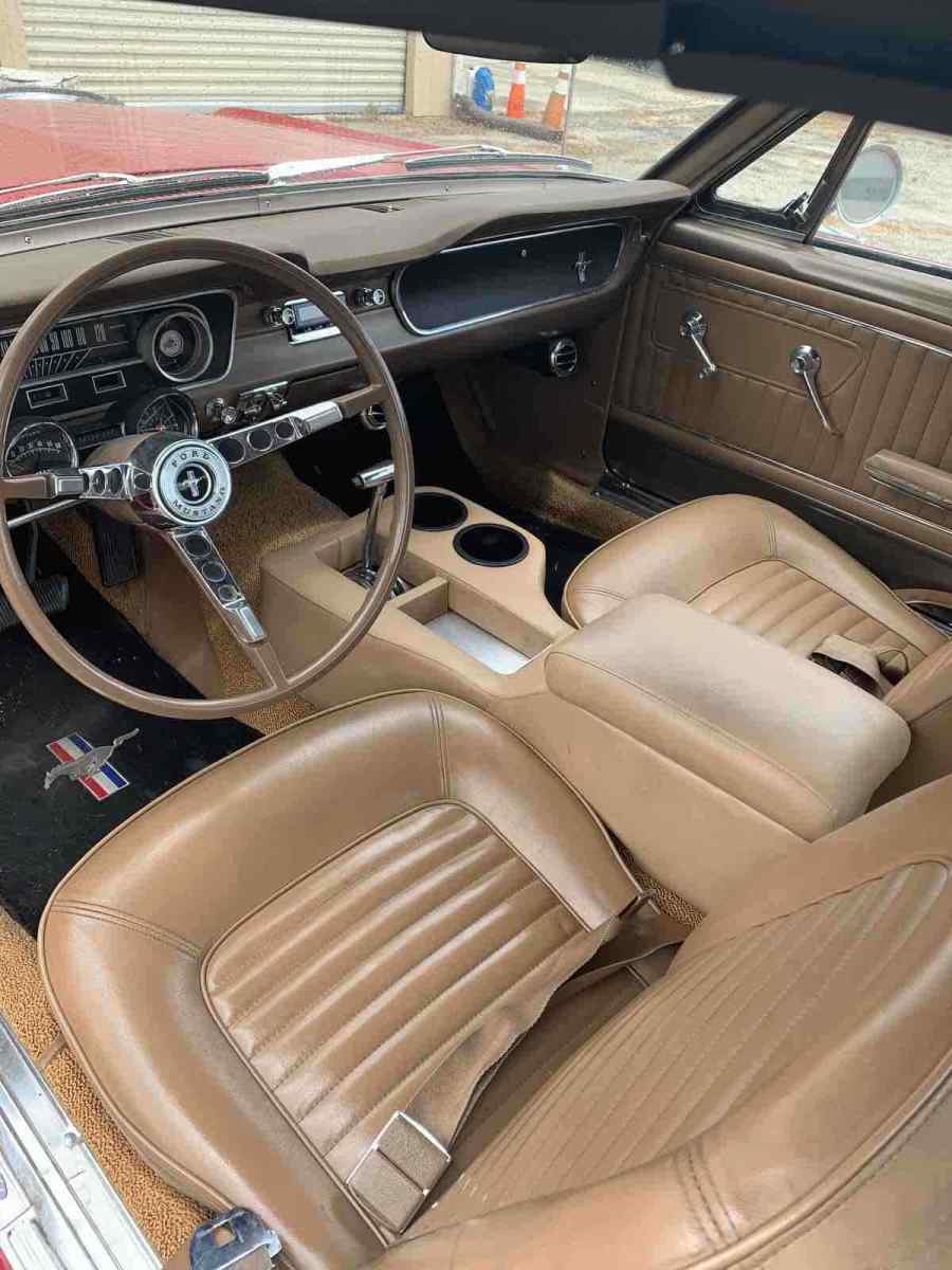 1965 Red Ford Mustang Convertible