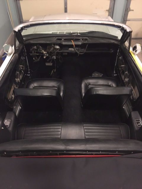 1965 White Ford Mustang Convertible