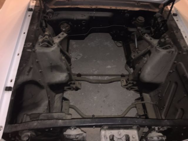 1965 White Ford Mustang Convertible