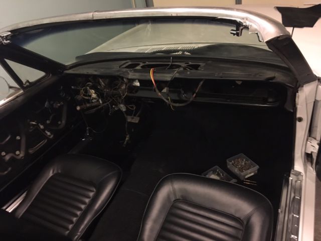 1965 White Ford Mustang Convertible