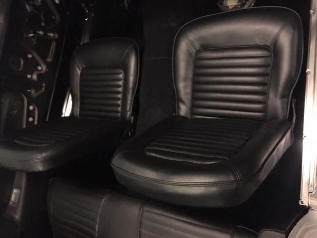 1965 White Ford Mustang Convertible