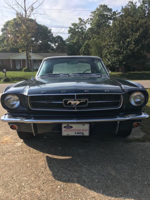 1965 Blue Ford Mustang Convertible