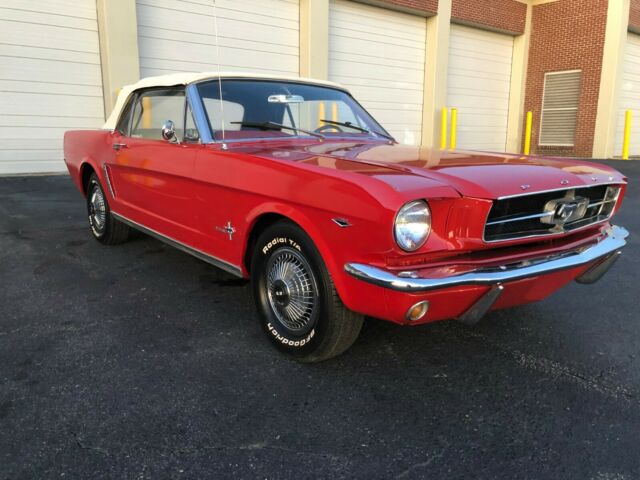 1965 Red Ford Mustang Convertible