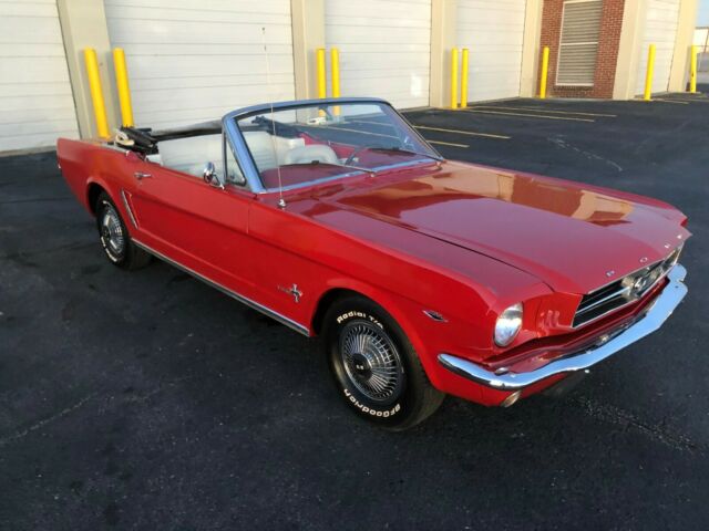 1965 Red Ford Mustang Convertible