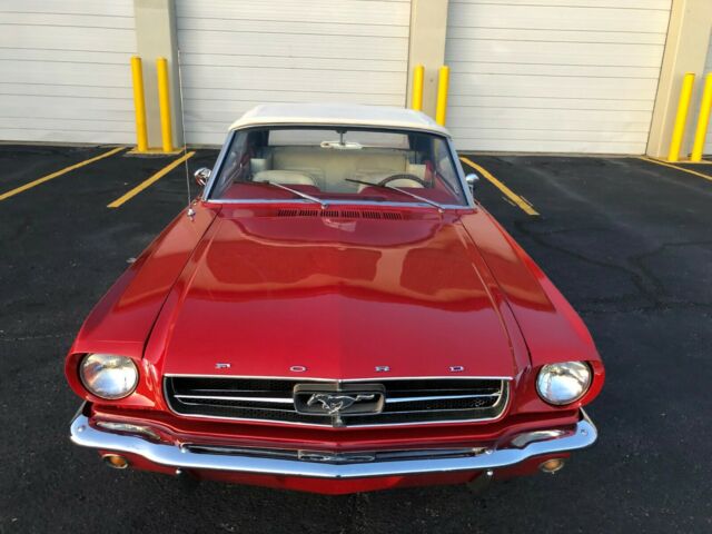 1965 Red Ford Mustang Convertible