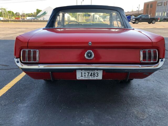 1965 White Ford Mustang Convertible
