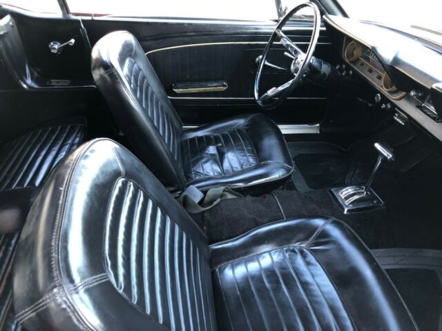 1965 White Ford Mustang Convertible