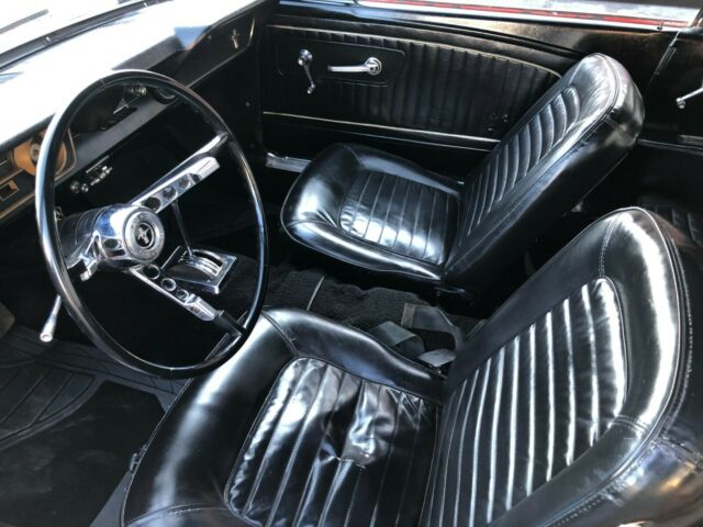 1965 White Ford Mustang Convertible