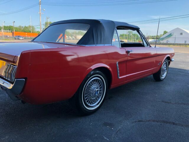 1965 White Ford Mustang Convertible