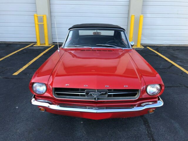1965 White Ford Mustang Convertible